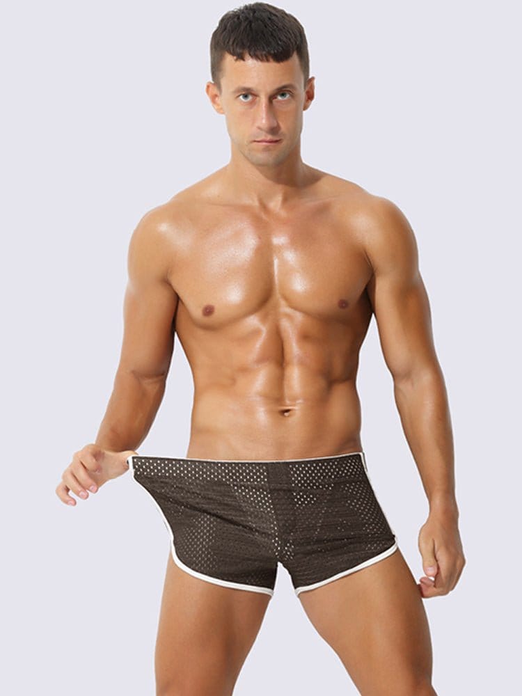 menaful Trunks 3 PACK Big Pouch Support Breathable Trunks Pajamas