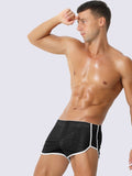 menaful Trunks 3 PACK Big Pouch Support Breathable Trunks Pajamas