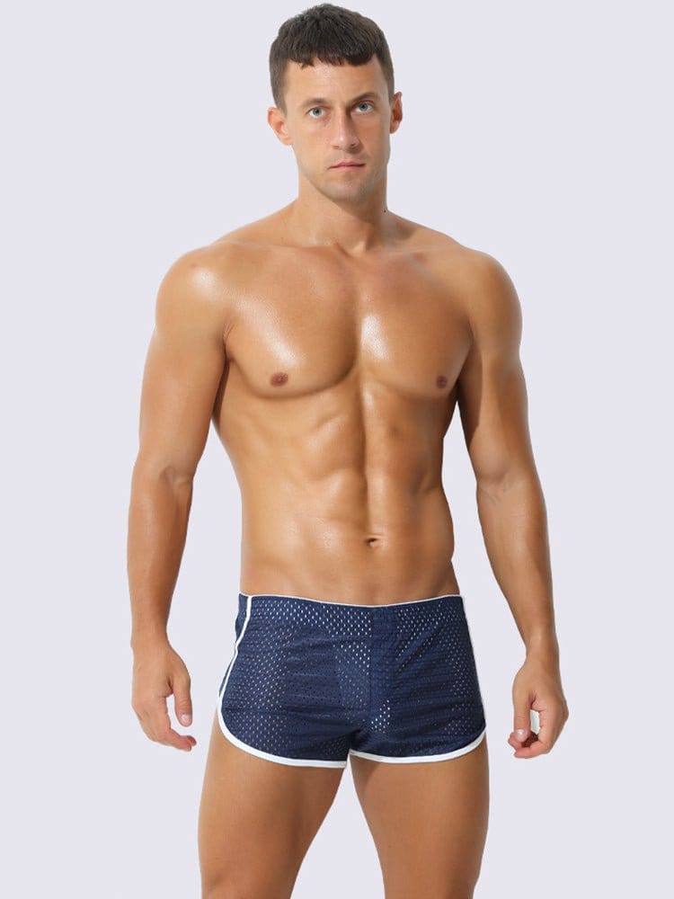 menaful Trunks 3 PACK Big Pouch Support Breathable Trunks Pajamas