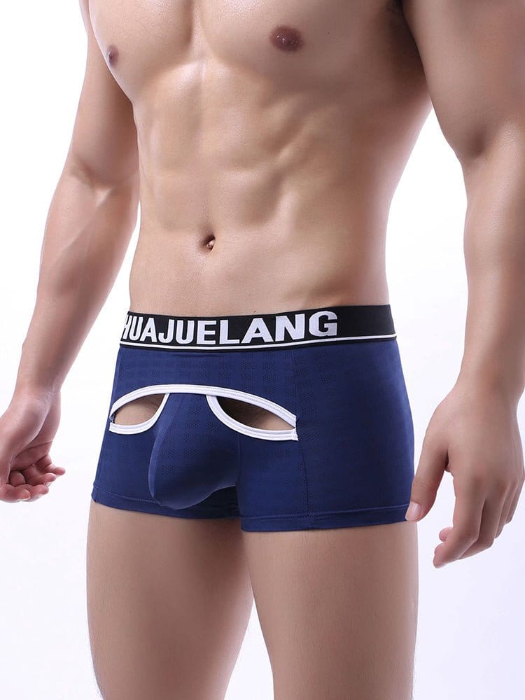 menaful Trunks 3 Pack Breathable Support Pouch Boxer Briefs