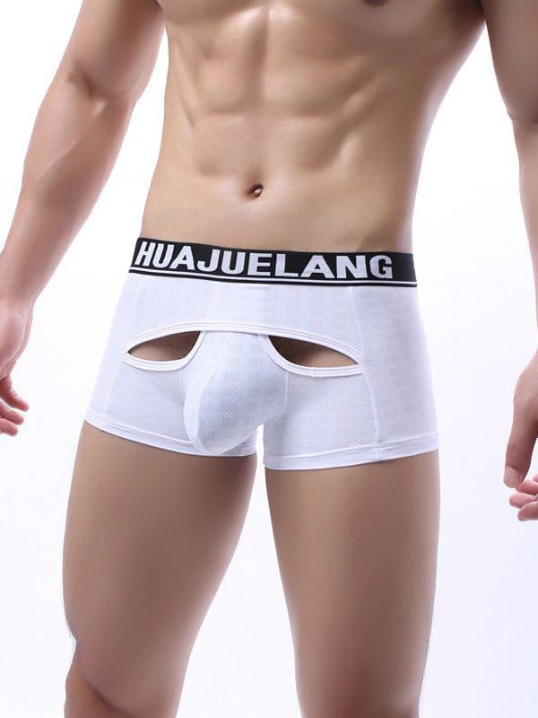 menaful Trunks 3 Pack Breathable Support Pouch Boxer Briefs