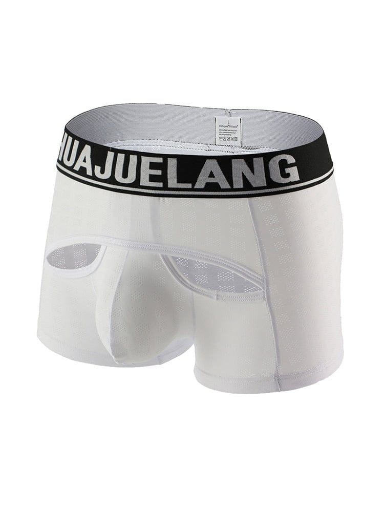 menaful Trunks 3 Pack Breathable Support Pouch Boxer Briefs