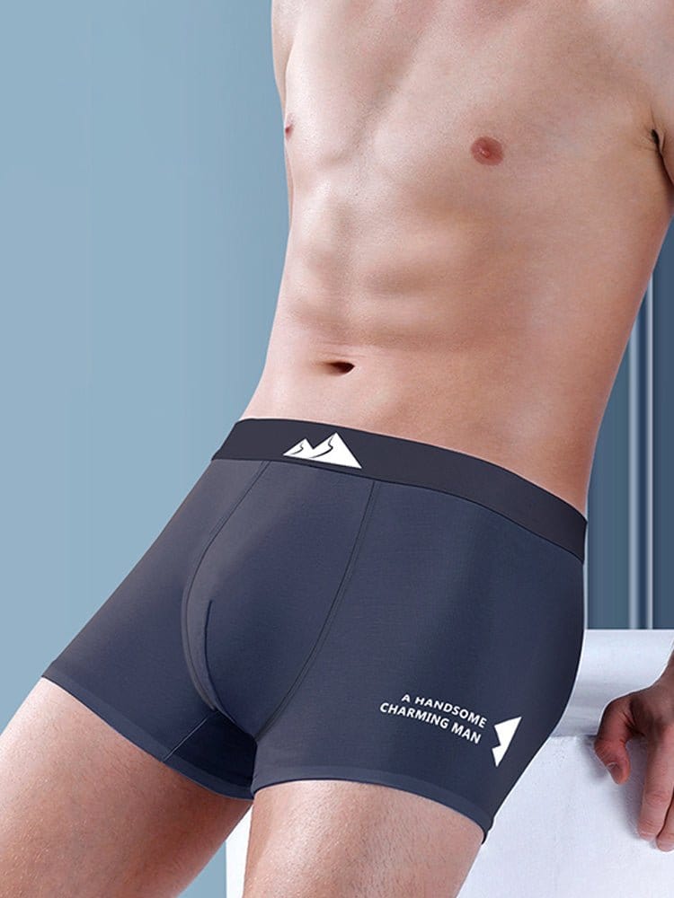 menaful Trunks 3 Pack Men's Breathable Modal Trunks Underwear