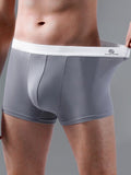 menaful Trunks 3 Pack Men's Traceless Breathable Modal Trunks