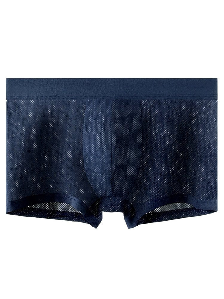 menaful Trunks 4 Pack Men's Thin Ultra Breathable Mesh Trunks