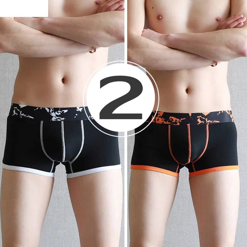 menaful Trunks Color20 / S 3 Pack Men’s U convex Cotton Breathable Trunks