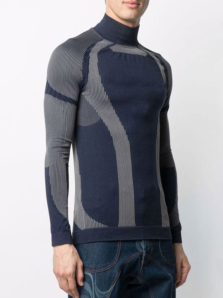 menaful Turtleneck Gym T-Shirt