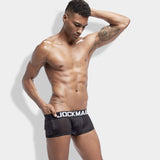 Menaful™ underwear All Black / M (28-30) Jockmail Mesh Boxer Briefs 4-Pack