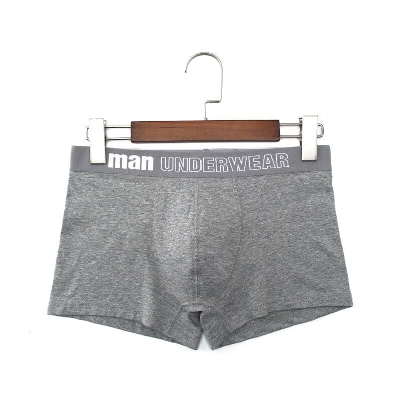 Menaful™ underwear All Light Grey / S (27-28) Man Basic Boxer Briefs 6-Pack