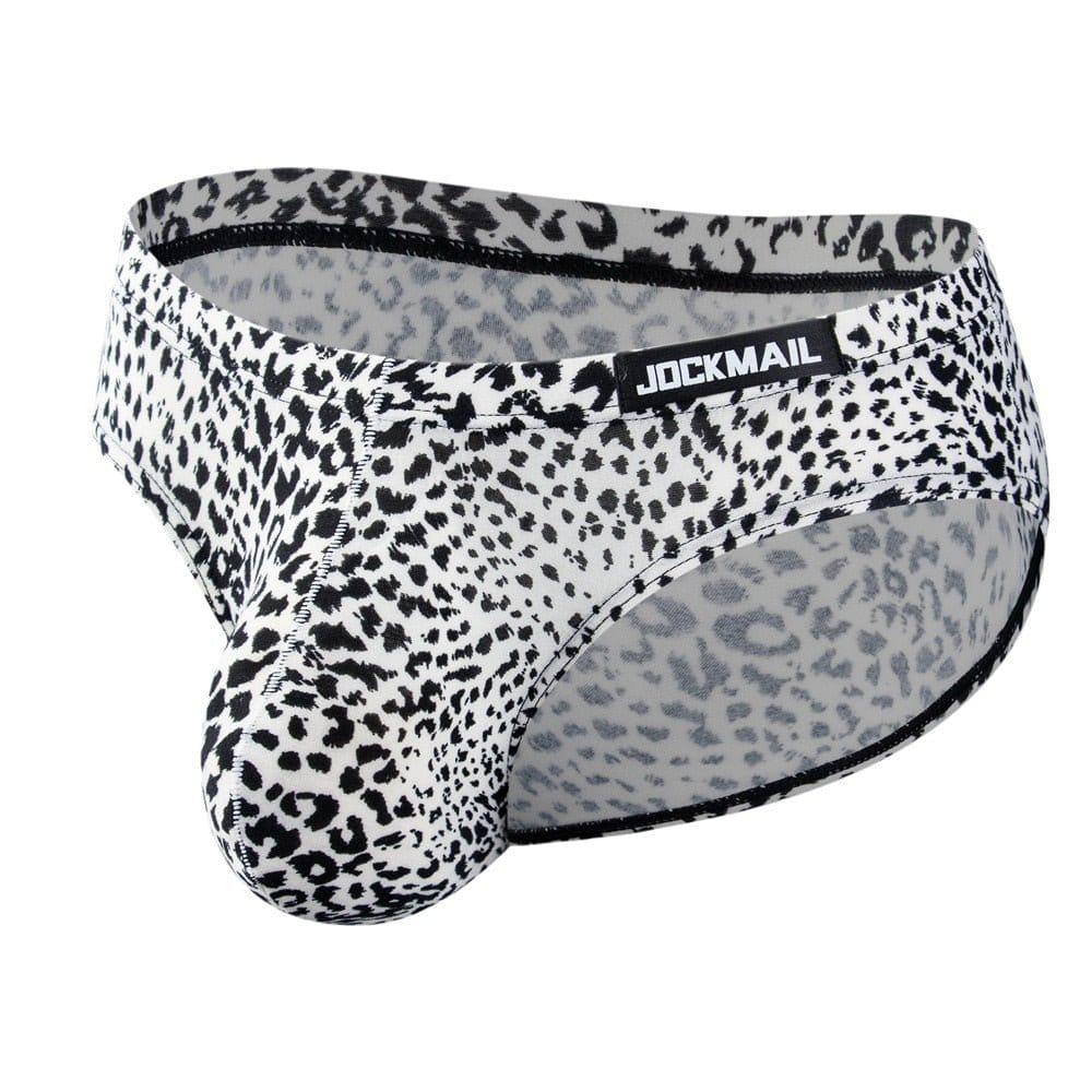 Menaful™ underwear All Zebra / M (27-29) Jockmail Animal Print Briefs 4-Pack