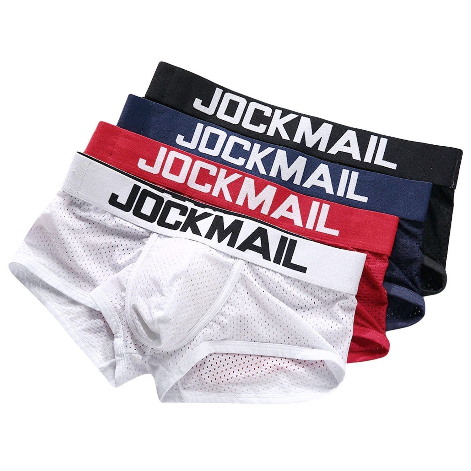 Menaful™ underwear Jockmail Mesh Boxer Briefs 4-Pack