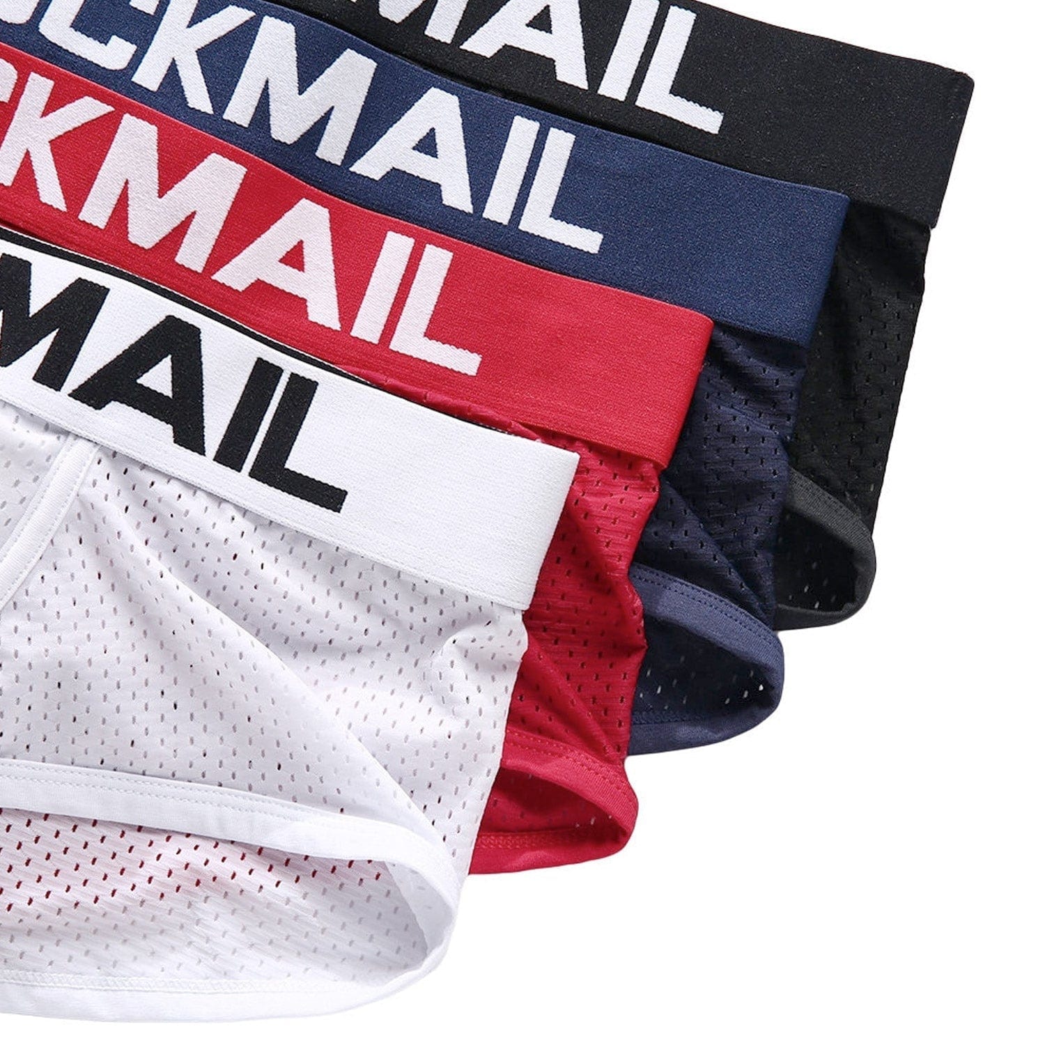 Menaful™ underwear Jockmail Mesh Boxer Briefs 4-Pack