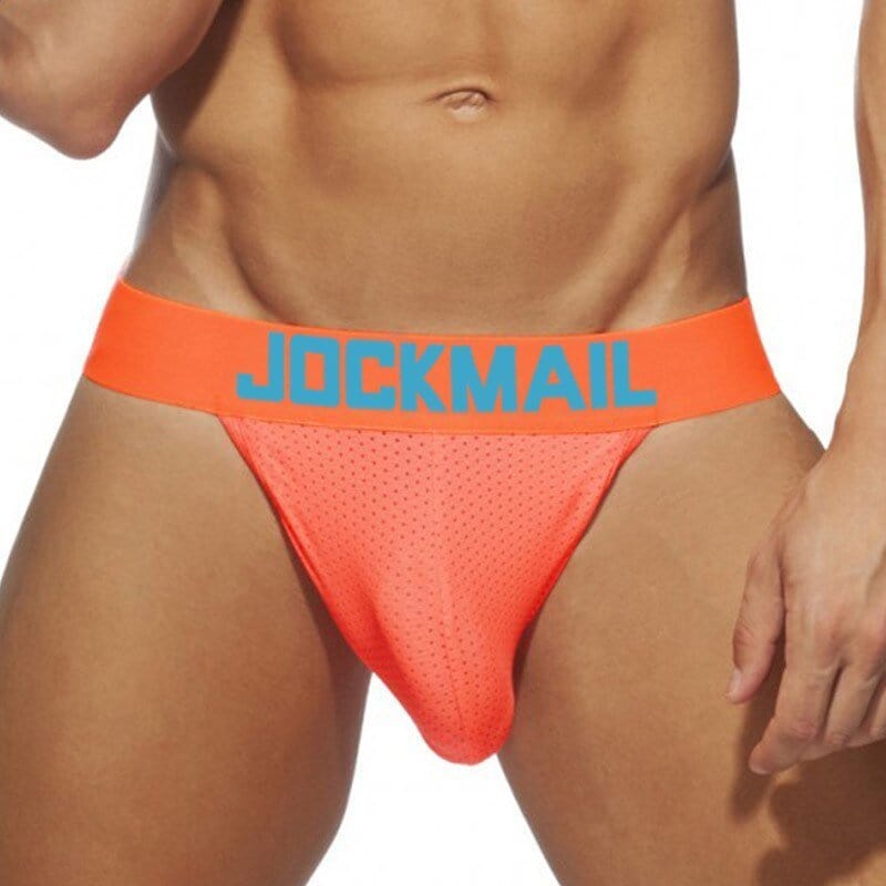 Menaful™ underwear Jockmail Neon Mesh Sports Briefs 4-Pack