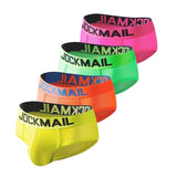 Menaful™ underwear One of Each / M (27-29) Jockmail Neon Mesh Briefs 4-Pack