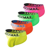 Menaful™ underwear One of Each / M (27-29) Jockmail Neon Mesh Sports Briefs 4-Pack