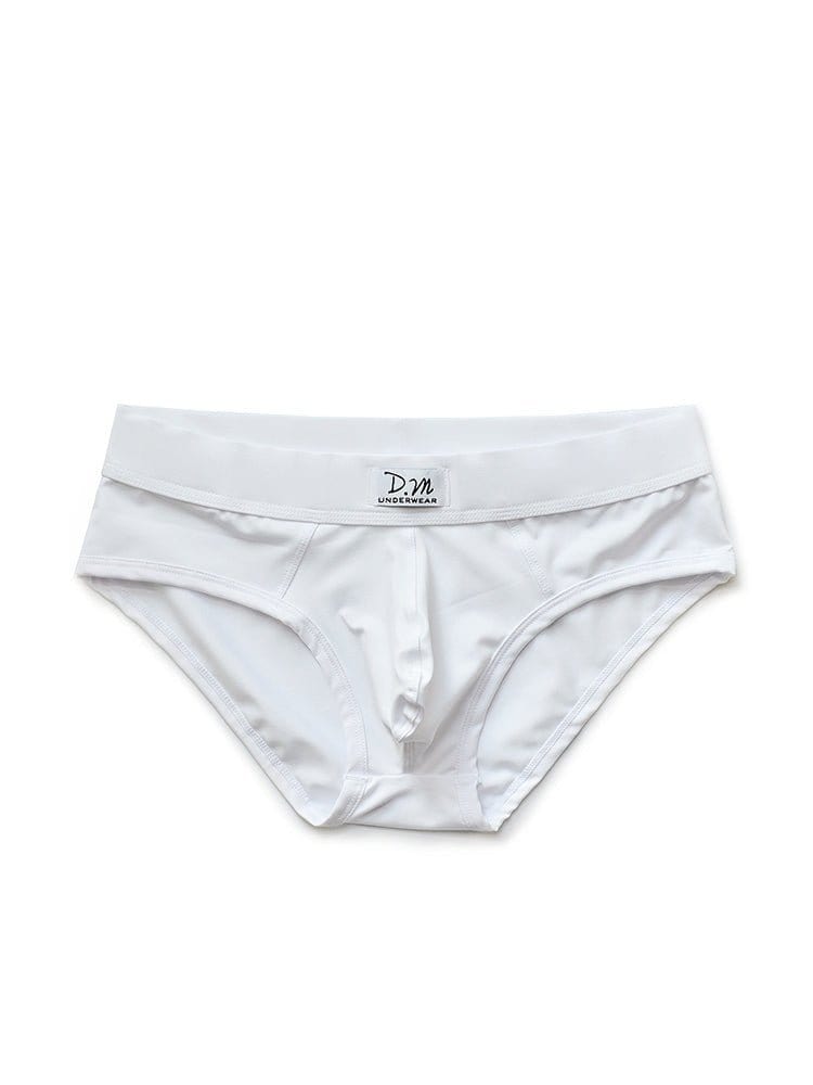 menaful White / M Alphabet Polyester Breathable Briefs