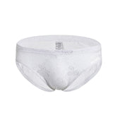 menaful White / M Breathable Low-Rise Mesh Briefs