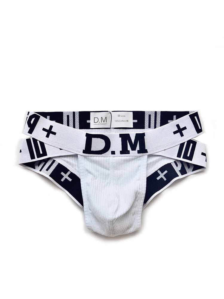 menaful White / M Low Waist Sexy Men's High Briefs