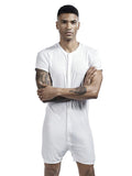 menaful White / M Men's Breathable One-piece Vest