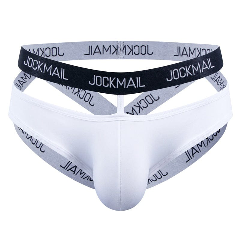 Menaful™ white / M Men's Butt-Lifting Ice Silk Strap Hollow-Out Thong