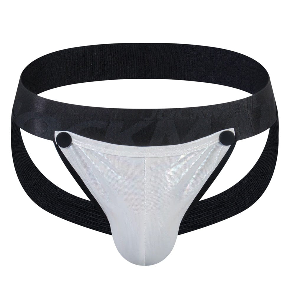 Menaful™ white / M Men's Detachable Pouch Jockstrap