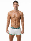 menaful White / M Men's Home Cotton Double Thong Shorts