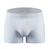 Menaful™ white / M Men's Long Mesh Butt-Lifting Boxer Brief