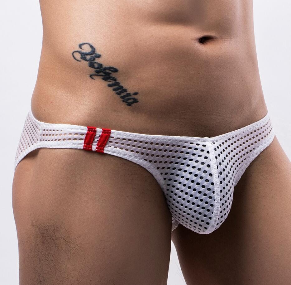 Menaful™ white / M Men's Mesh Low-Waist Sexy Briefs