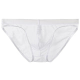 menaful White / M Mesh Low Waist Sexy Pouch Bag Briefs