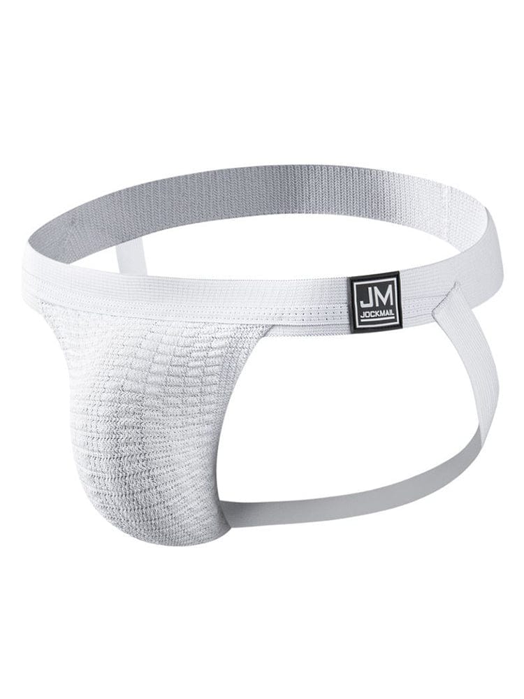 menaful White / M Rainbow Pride Jockstrap