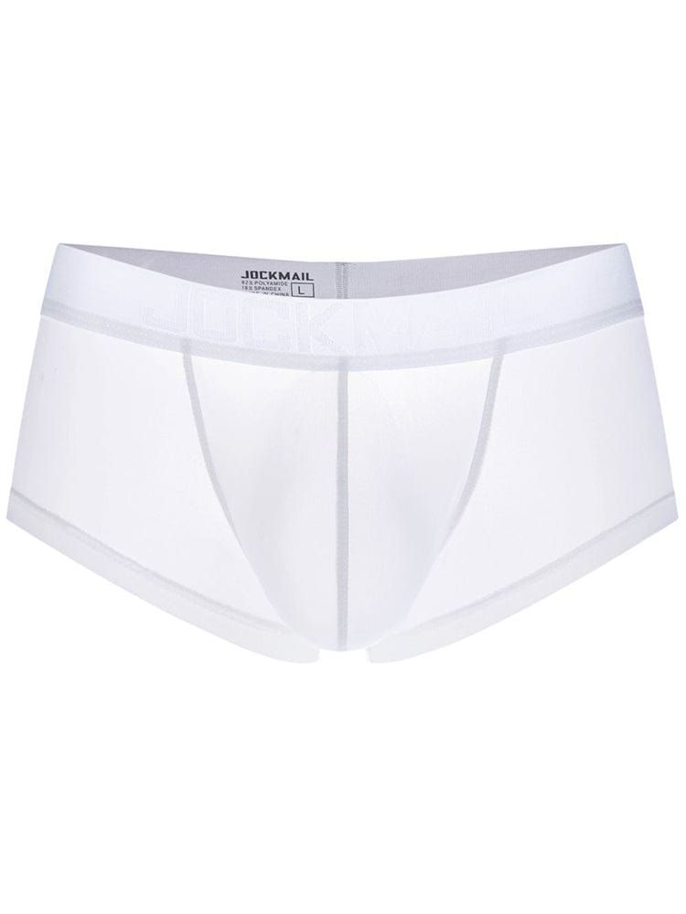 menaful White / M Translucent Traceless Men's Boxer