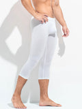 menaful White / M U Convex Slim Fit Leggings