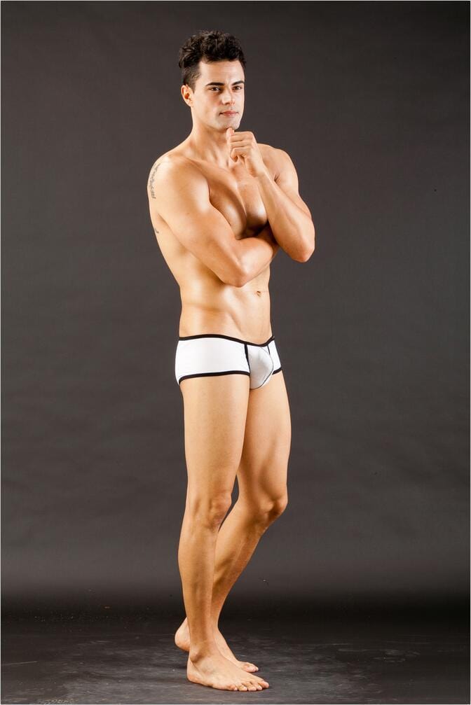 Menaful™ white / S Men's Low-Rise Ultra-Thin Super Stretch Briefs