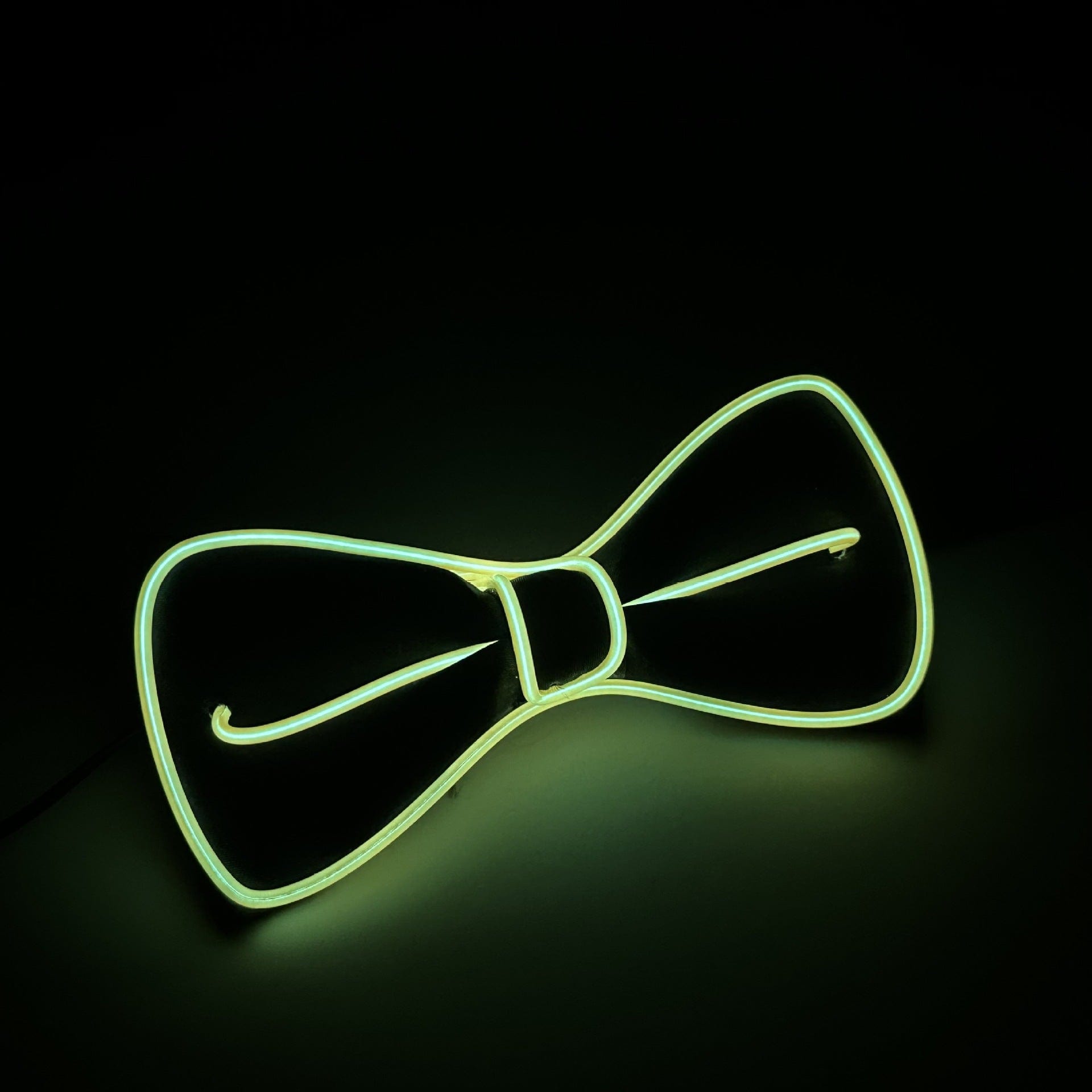 Menaful™ yellow LED Light-Up Party Bowtie