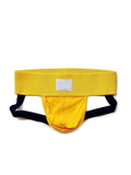 menaful Yellow / M Low Rise Cotton Letter Thong