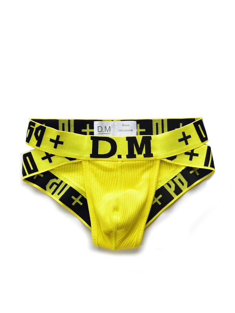 menaful Yellow / M Low Waist Sexy Men's High Briefs