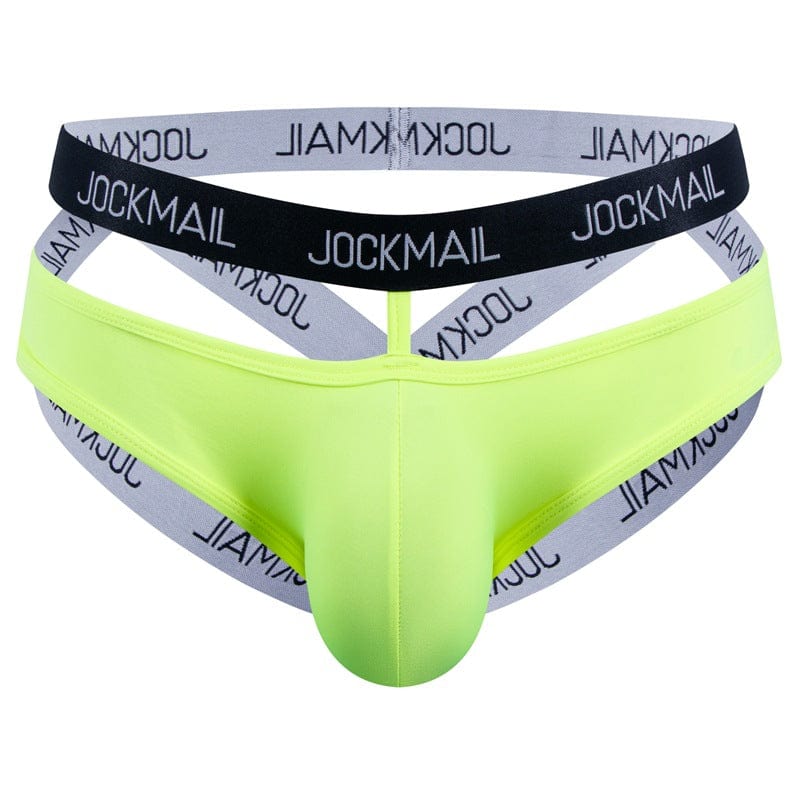 Menaful™ yellow / M Men's Butt-Lifting Ice Silk Strap Hollow-Out Thong