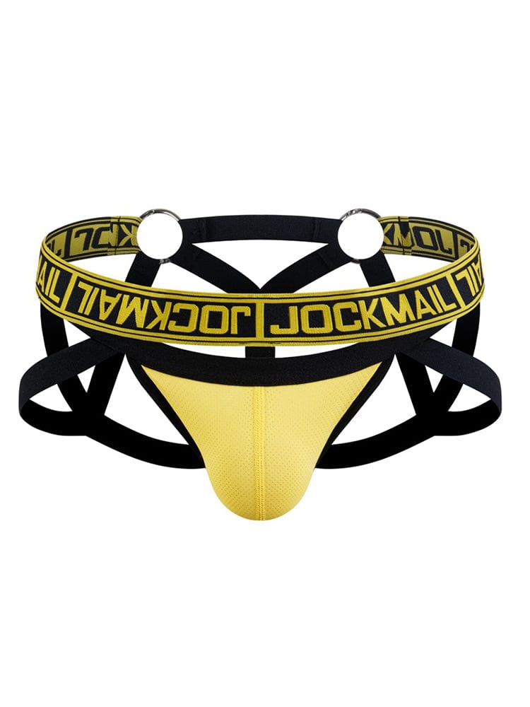 menaful Yellow / M Men's Buttocks Sexy Thong