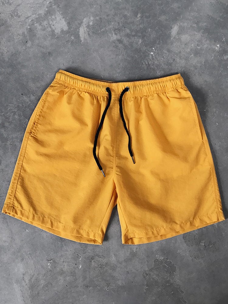 menaful Yellow / M Men's Candy Color Cropped Pants