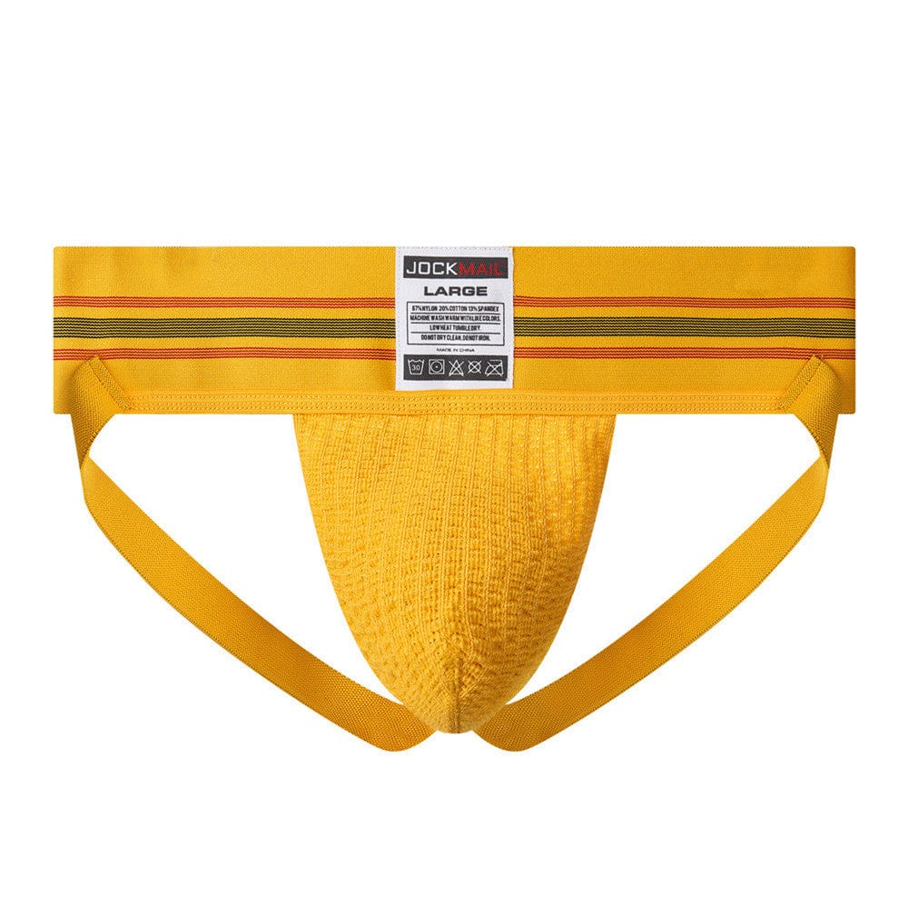 Menaful™ yellow / M Men's Wide Waistband Breathable Butt-Lifting Thong