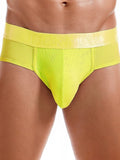 menaful Yellow / M Mesh Breathable Fitness Briefs