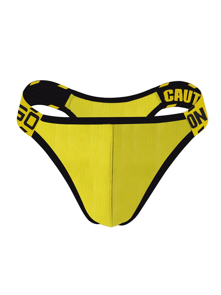 menaful Yellow / M Sexy Breathable Sports Stretch Thong