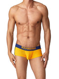 menaful Yellow / M Side Line Nylon Mesh Boxer Brief