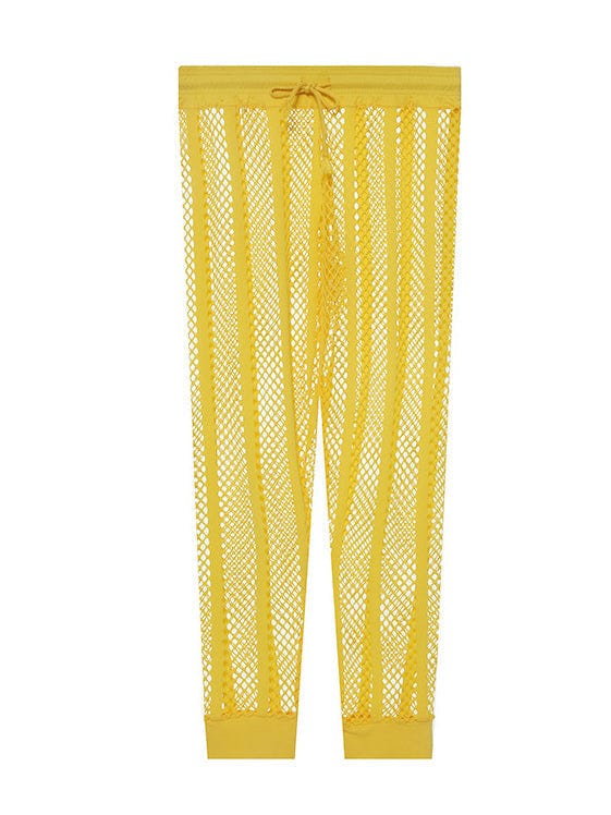 menaful Yellow / S Men's Breathable Tethered Pajama Pants