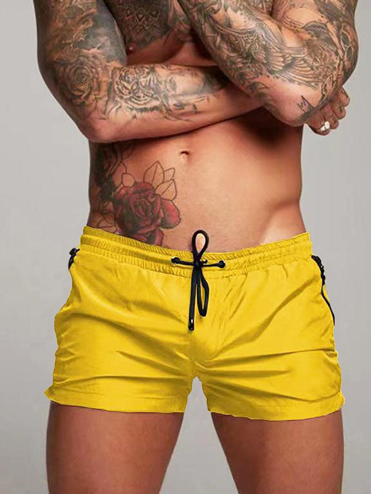 menaful Yellow / S Men's Outdoor Gym Shorts