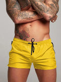menaful Yellow / S Men's Outdoor Gym Shorts