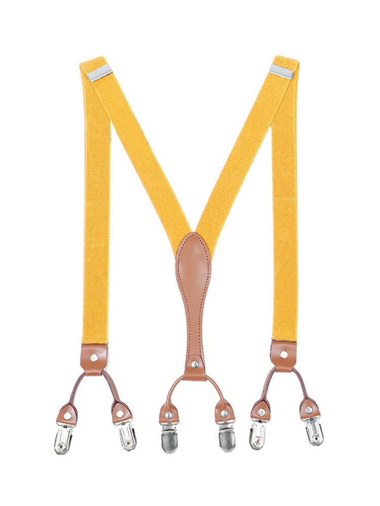 menaful Yellow Two-layer British Shoulder Strap